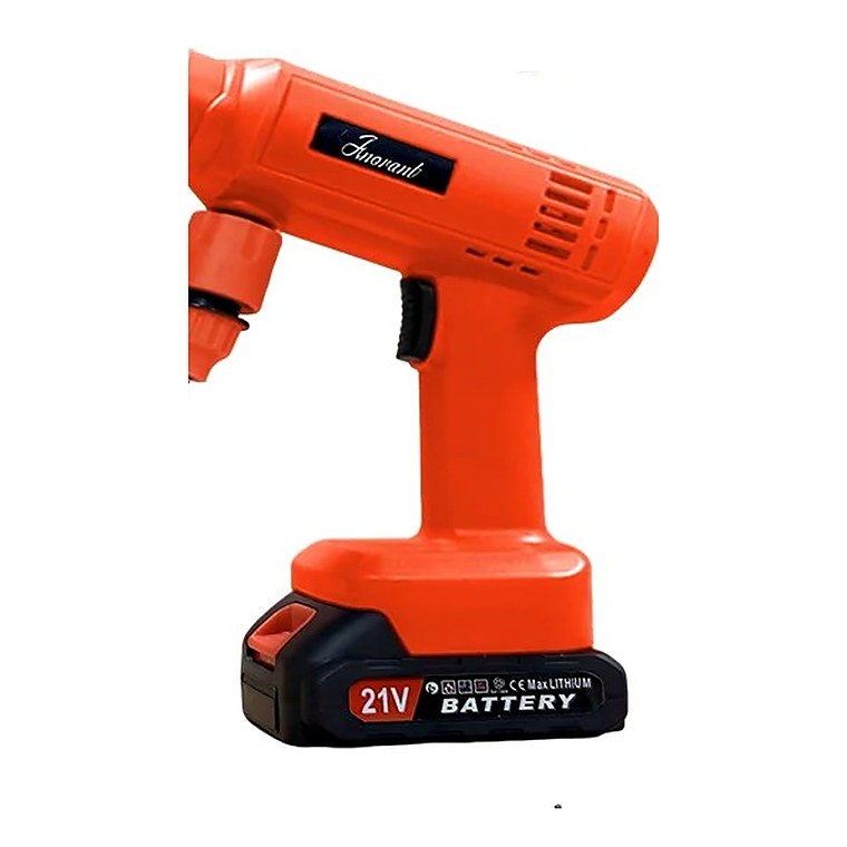 Close-up of the HydroBlast Pro washer body with its 21V slide-in battery